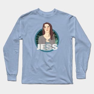 Y2K Audio Drama Podcast Character Design - Jess Long Sleeve T-Shirt